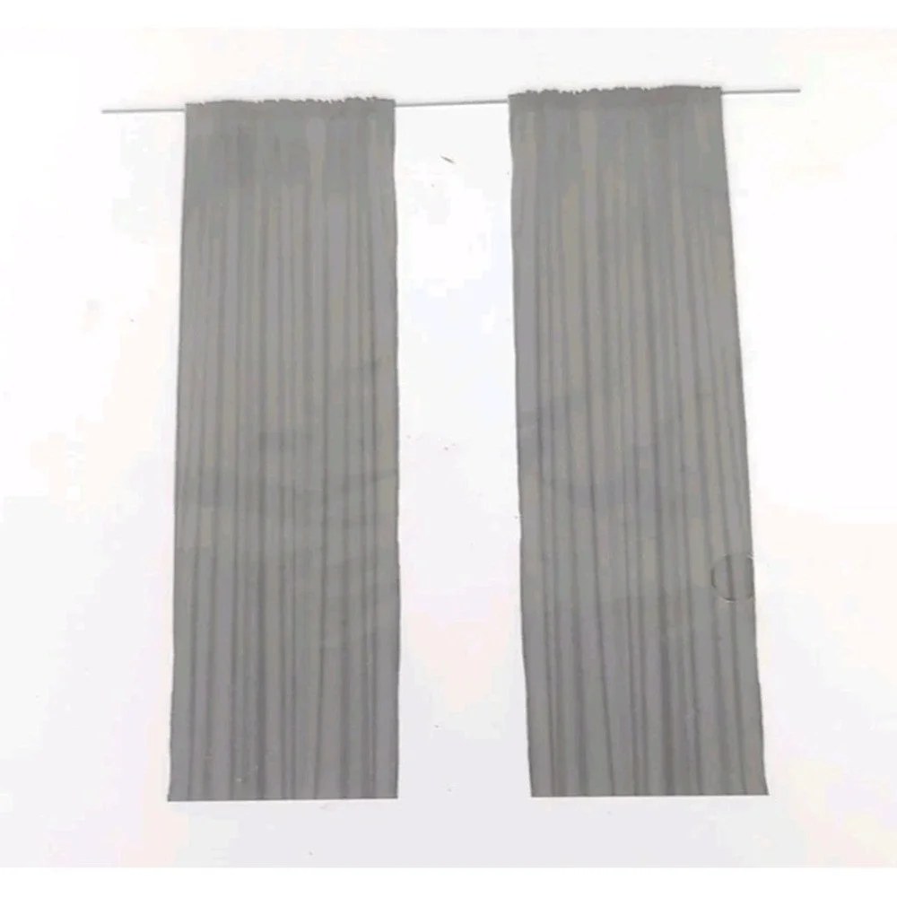 IKEA VIVAN Curtains Drapes 1 Pair Gray 2 Panels‎ 57